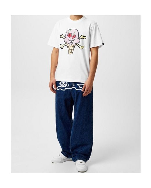 ICECREAM Blue Belt Loop Jeans for men