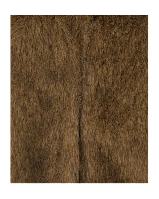 MSGM Brown Long Sleeved Coat