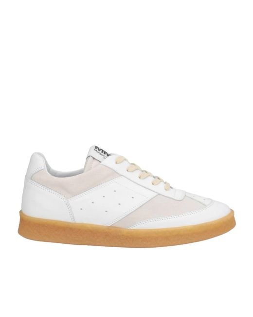 MM6 by Maison Margiela White Low-Top Casual Shoes