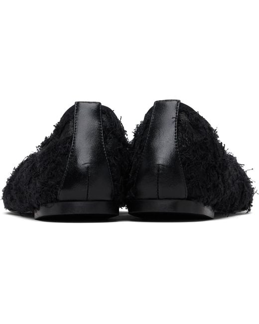 Proenza Schouler Black Glove Lace Ballet Flats