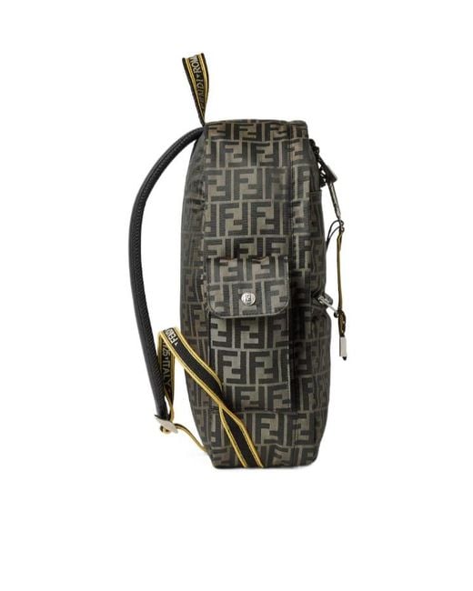 Fendi Gray Climb Backpack for men