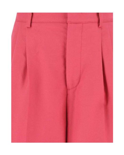 RED Valentino Pink High-Waisted Tailored Shorts