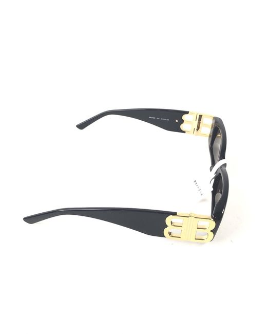 Balenciaga White Eyewear Dynasty Rectangular-Frame Sunglasses