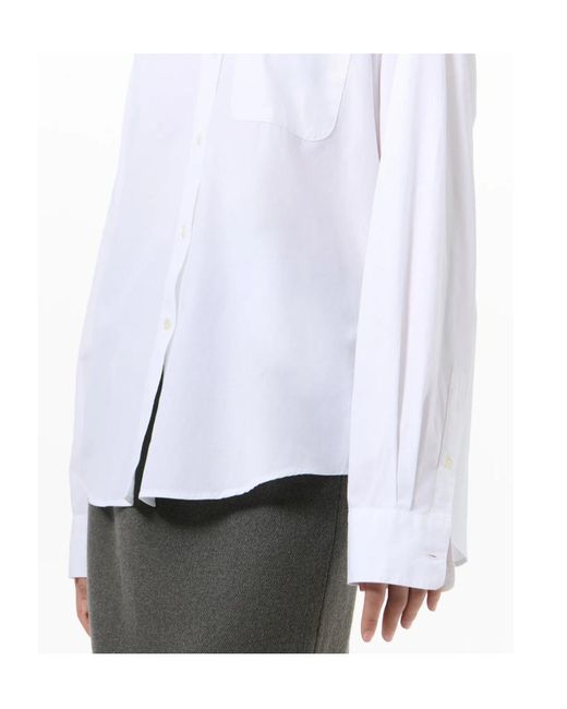 Our Legacy White Relaxed Poplin Shirt
