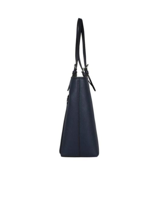Michael Kors Blue Jet Set Medium Shoulder Bag