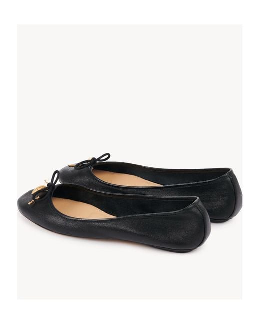 Chloé Black Chloé Iris Ballerina Shoes