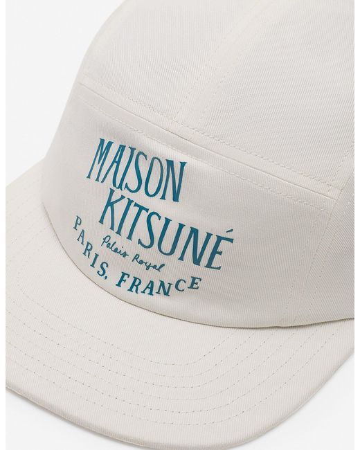 Maison Kitsuné White Logo Hat for men