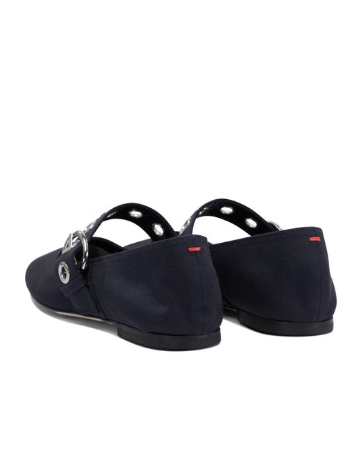 Aeyde Black Uma Ballet Flats