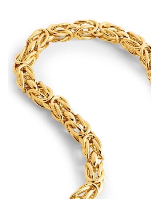 Totême  Metallic Sliding Clasp Necklace