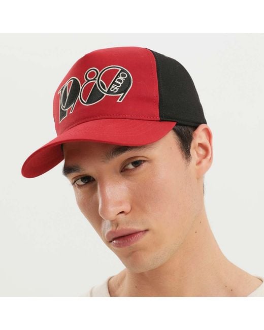 1989 STUDIO Red Logo Baseball Cap for men