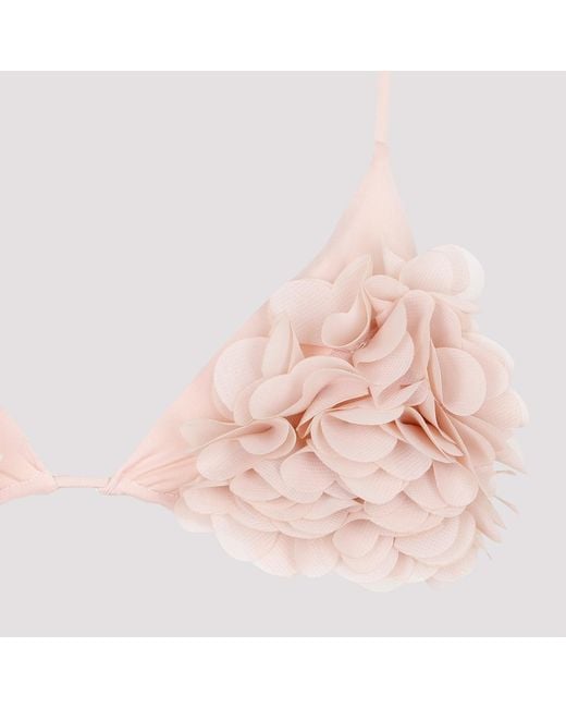 LaRevêche Pink Shayna 3D Flower Bikini