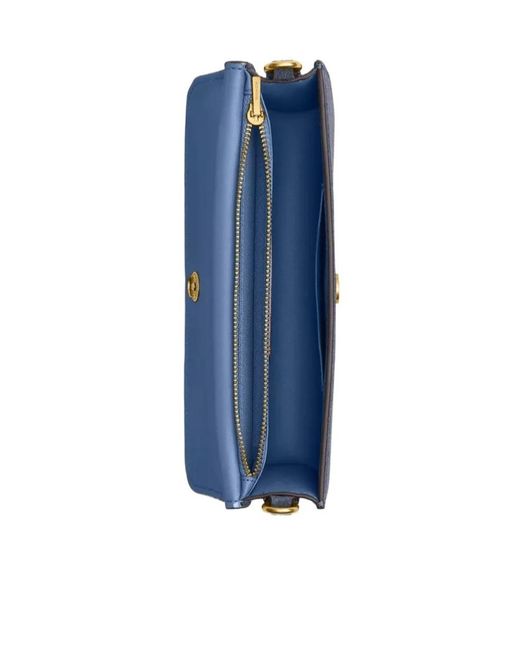 COACH Blue Elora Top Handle Crossbody Bag