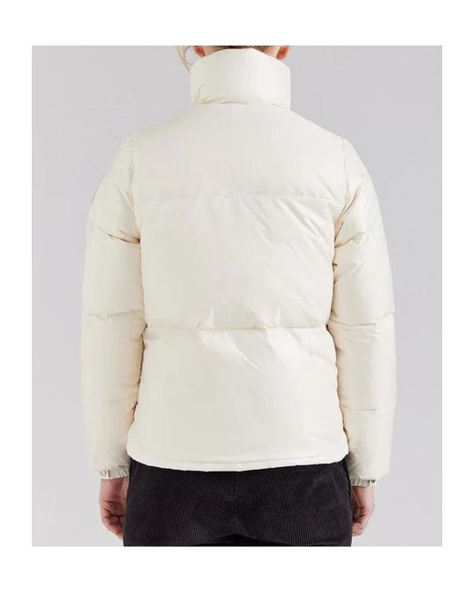 Pyrenex White Long-Sleeved Down Jacket
