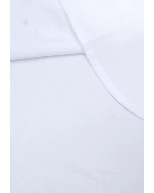 Burberry Blue Logo Pattern Shirt for men