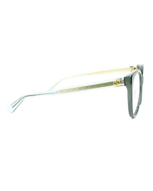 Gucci White Logo Details Flat Mirror