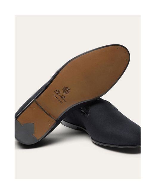 Loro Piana Black Opera Walk Loafer for men