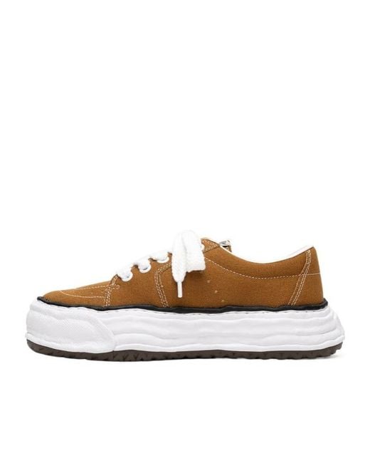 Maison Mihara Yasuhiro Brown 'Eric' Og Sole Canvas Low-Top Sneaker for men