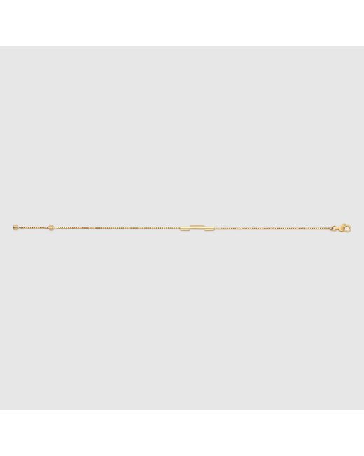 Gucci Natural Link To Love Bracelet With Bar