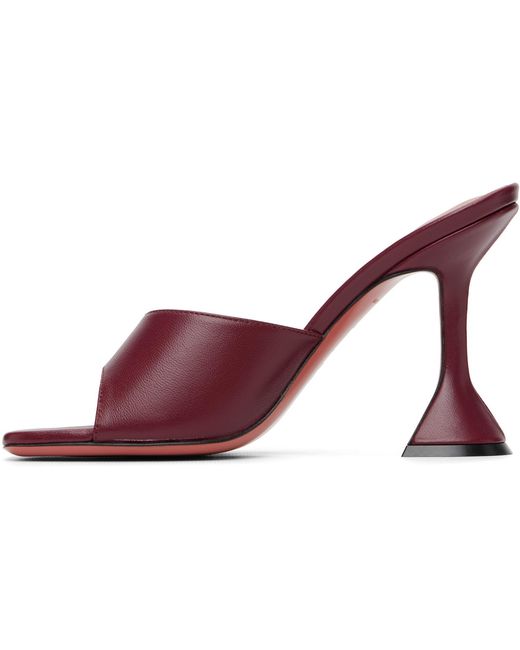 AMINA MUADDI Purple Lupita 95 High-Heeled Sandals