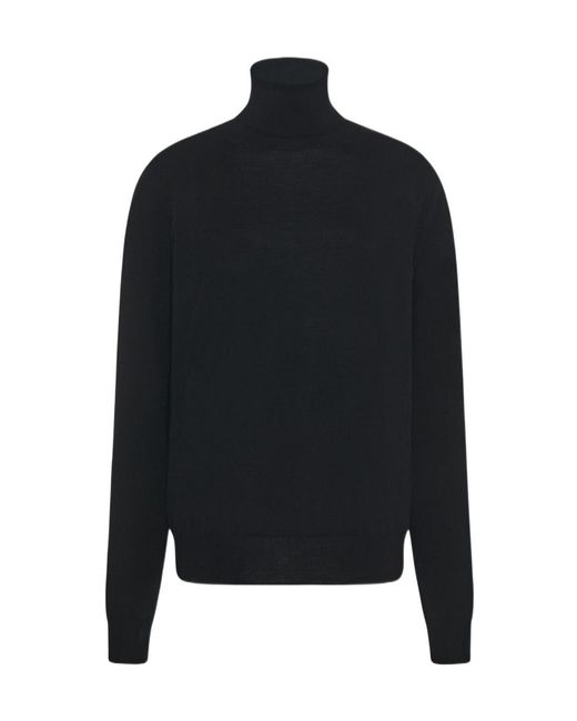 The Row Black Heva Sweater