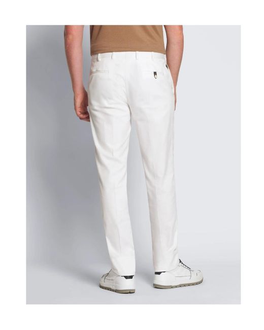 Brioni White Journey Trousers for men