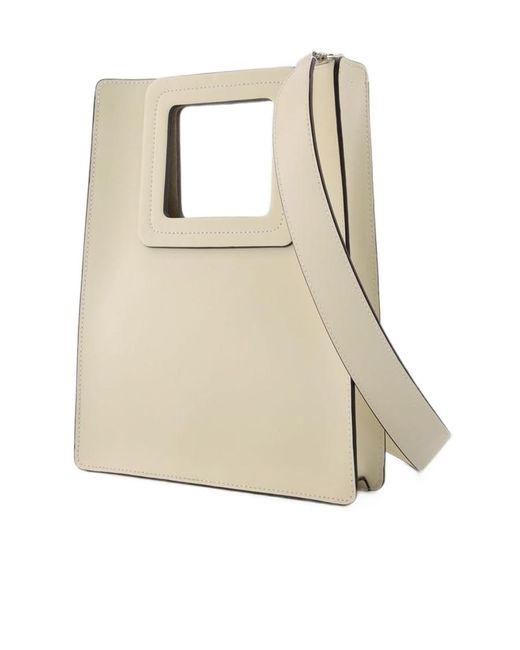 Staud Natural Logo Handbag