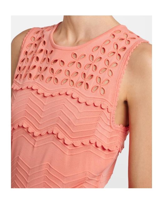 Ulla Johnson Red Lakshmi Broderie Anglaise Maxi Dress