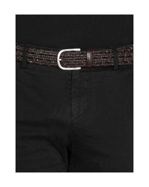 Orciani White Woven Leather Belt for men
