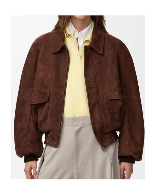 Loewe Brown Bomber Jacket
