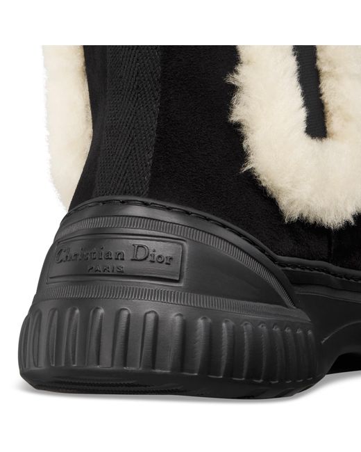 Dior Black D-Racer Ankle Boot