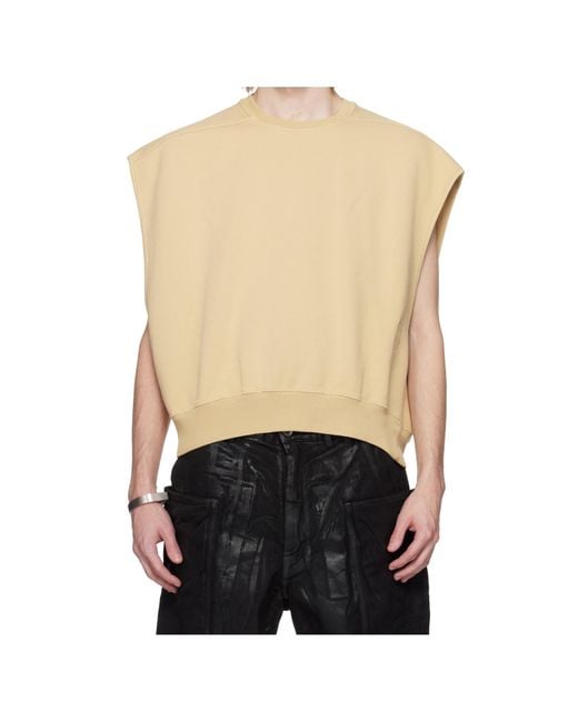 Rick Owens White Hollywood Sl Jumbo Tatlin Vest for men