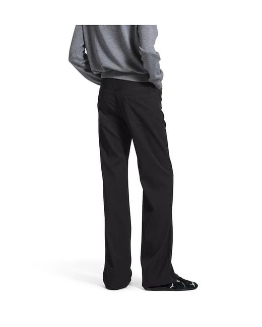 Balenciaga Black Straight Fit Tailored Pants
