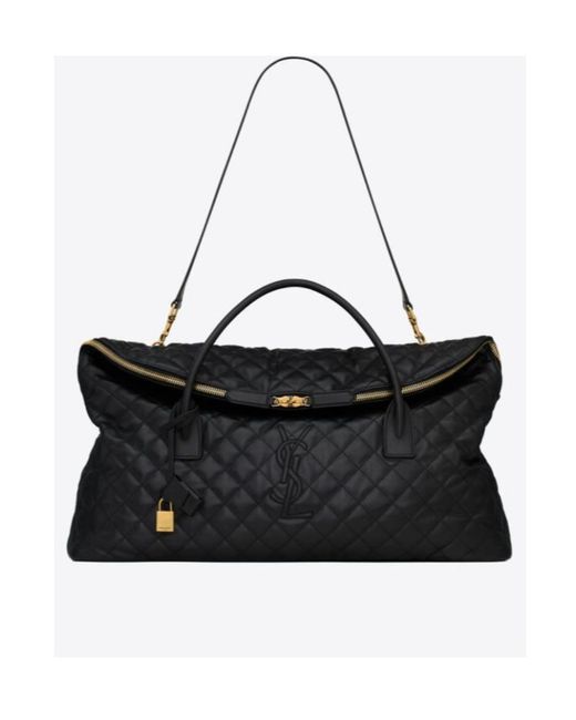 Saint Laurent Black Giant Travel Bag
