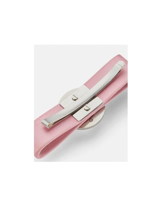 Versace Pink Medusa Clip-On Hair Clip
