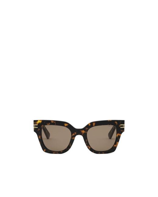 BVLGARI Gray B.Zero1 Geometric Frame Sunglasses for men