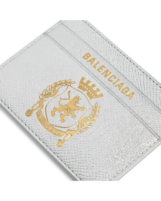 Balenciaga White Passport Card Holder for men