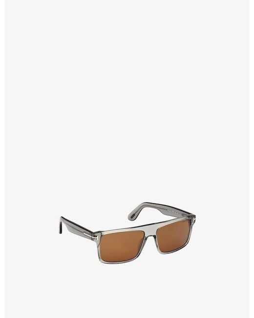 Tom Ford Multicolor Eyewear Rectangular-Frame Sunglasses for men