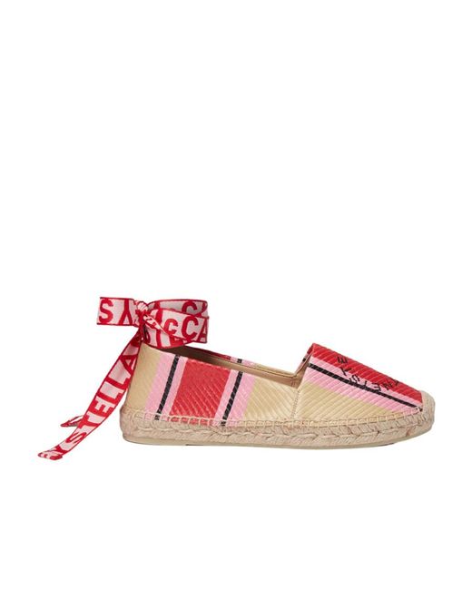 Stella McCartney Pink Color-Block Espadrilles