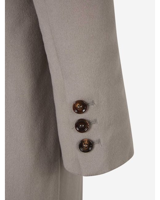 KIRED Gray Removable Hood Padded Coat for men