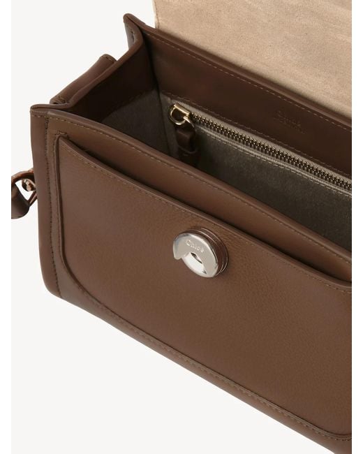 Chloé Brown Tess Mini Shoulder Bag