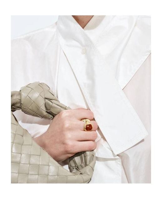 Bottega Veneta Multicolor Face Ring