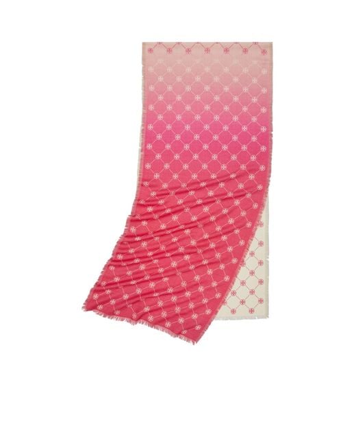 Tory Burch Pink T Monogram Scarf