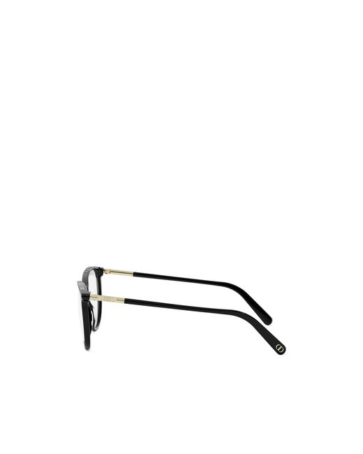 Dior White Eyewear Panthos Frame Glasses