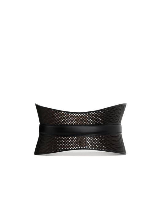Alaïa Black Alaïa Neo Bustier Perforated Belt