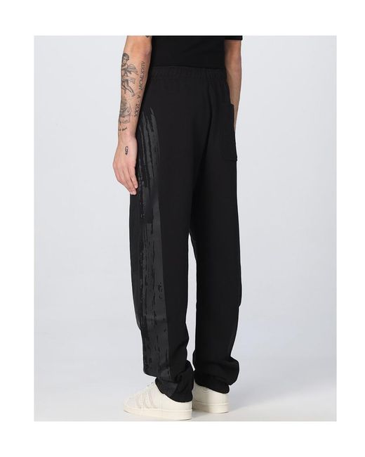 Y-3 Black Logo Patch Elasticated-Waistband Track Trousers for men