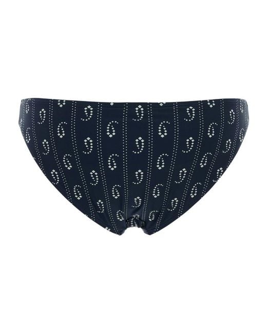 Tory Burch Blue Printed Bikini