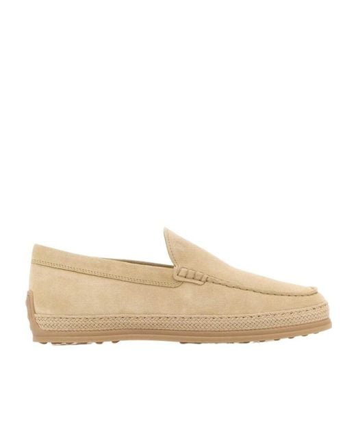 Tod's Natural Nuova Pantofola Slip-On Loafers for men