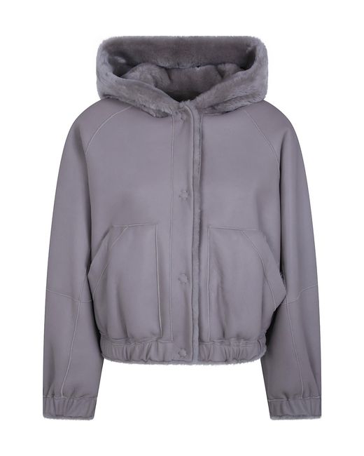 Blancha Gray Long-Sleeve Jacket