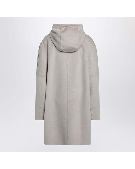 Max Mara Gray Double-Faced Coat