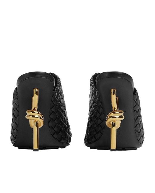 Bottega Veneta Black Knot Mules